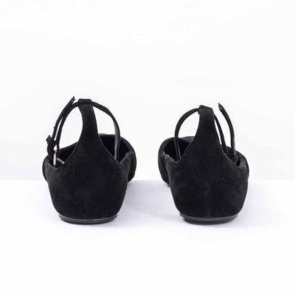 Proenza Schouler Suede Ankle Strap Ballet Flats - Picture 2 of 4